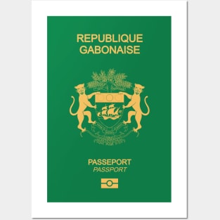 Gabon passport Posters and Art